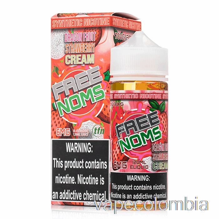 Vape Desechable Crema De Fresa Y Fruta Del Dragón - Nomenon - 120ml 3mg